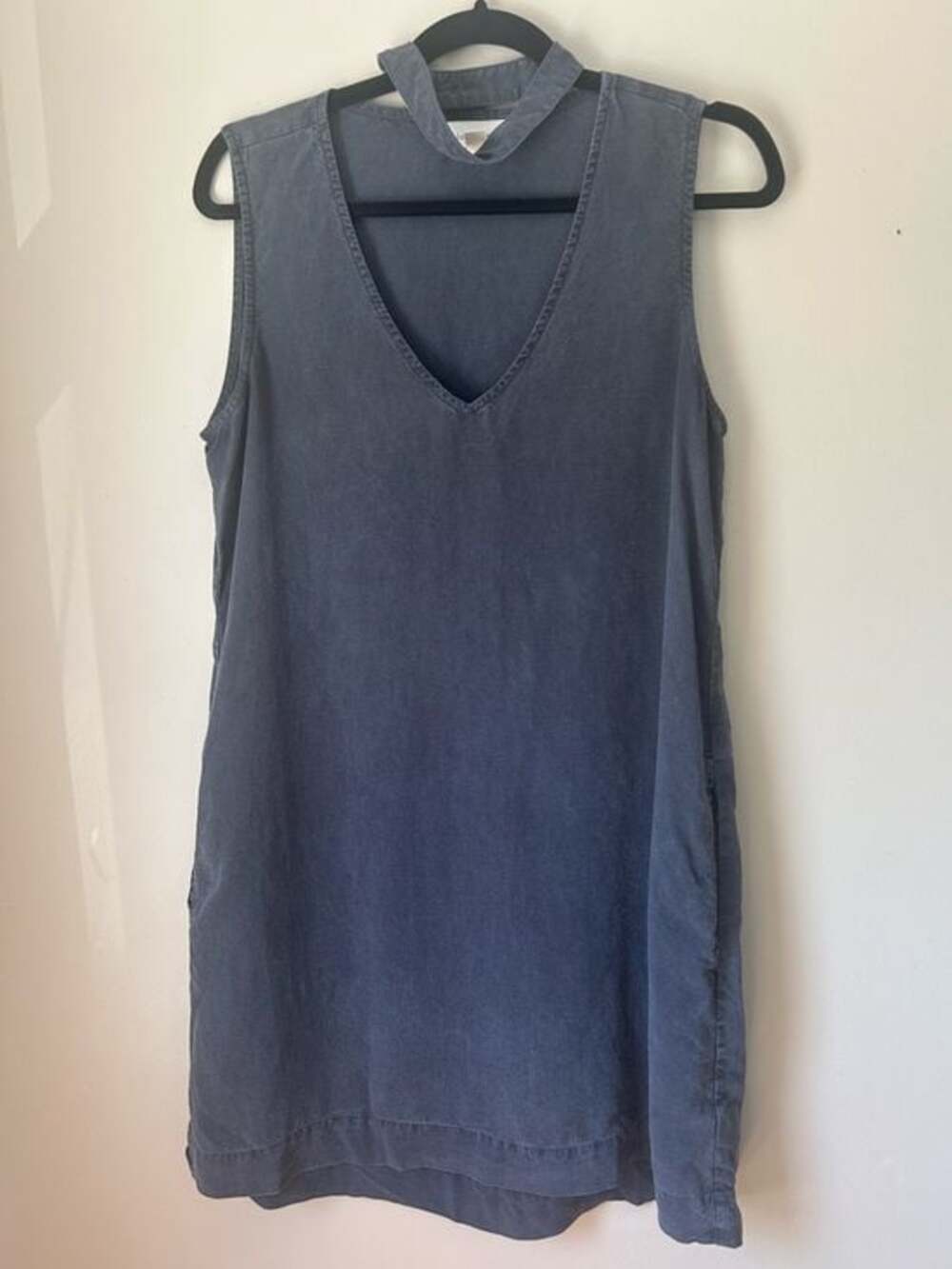 Anthropologie Cloth & Stone Choker Neck Shift Dress Size XS - Picture 2 of 5